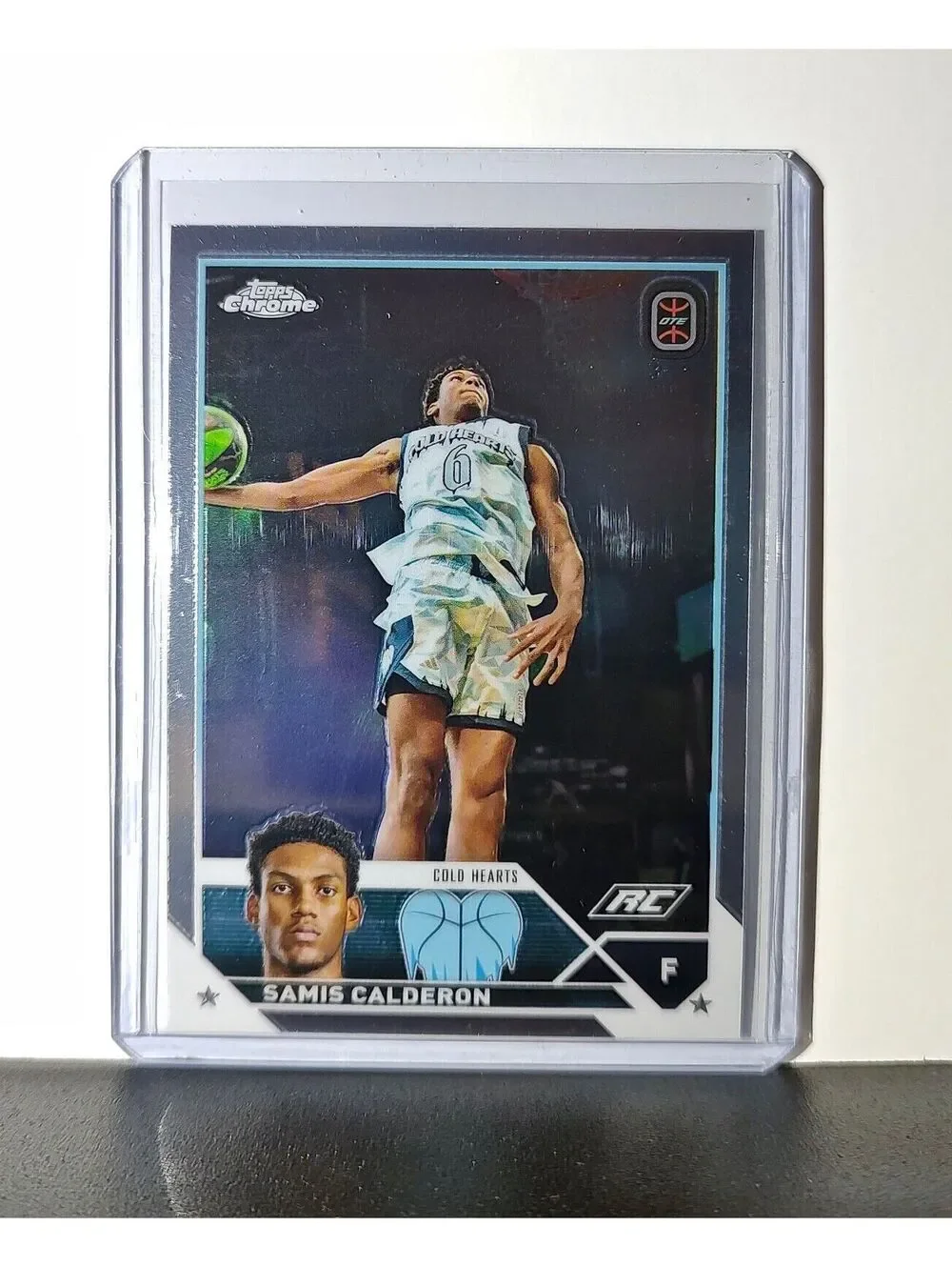 Samis Calderon Rookie Card 2023-24 Topps Chrome Overtime #46 Cold Hearts